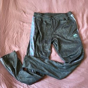 Silver jogger pants